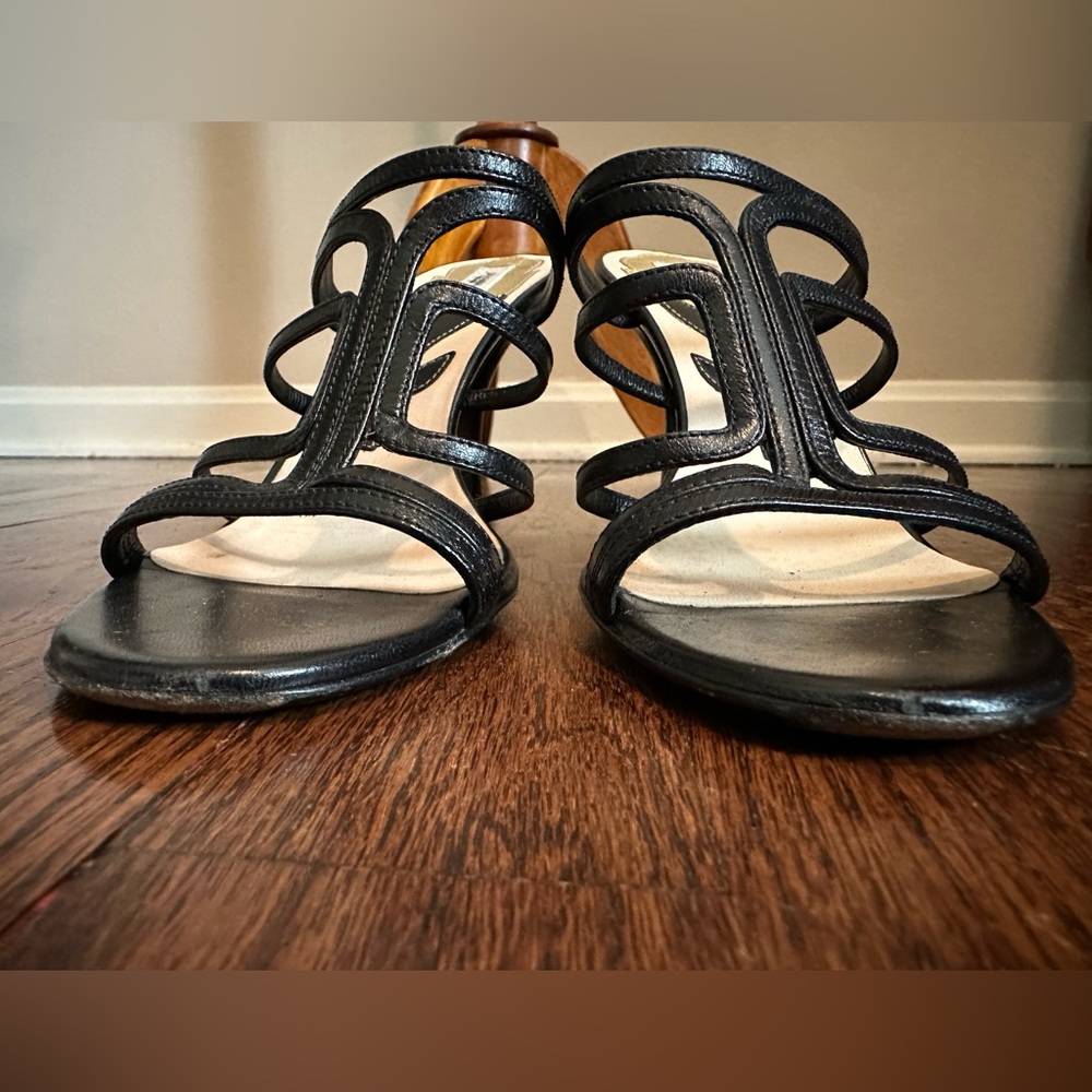 PRADA Strappy Leather Mules - Picture 5 of 10